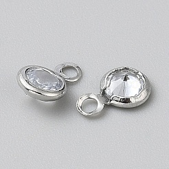 Сплав микро проложить кубический цирконий подвеска FIND-WH0432-12A-P