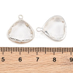 Pendentifs de verre en laiton&nbsp;GL-CBABDD8-07P
