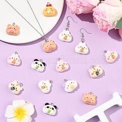 Подвески из непрозрачной смолы 20 шт.&nbsp;RESI-YW0005-60