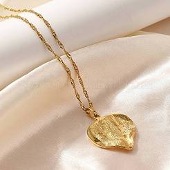 Летние пляжные ожерелья из нержавеющей стали 304 с подвеской в виде веревки и цепи для женщин&nbsp;STAS-Z108-01G-03