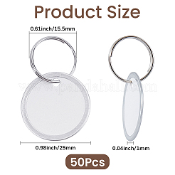 Etiquetas de precio colgantes de aluminio y papel con anillas&nbsp;DIY-SP0007-89A