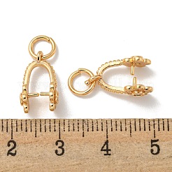 Латунь микро проложить кубический цирконий KK-K378-07G-03