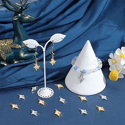 32шт 2 цвета сплава эмалевые подвески&nbsp;ENAM-SC0005-63