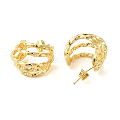 Латунь серьги&nbsp;LS-EJEW-G399-01G