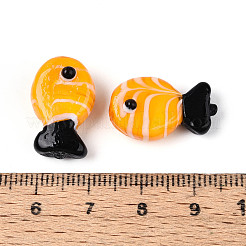 Бусы лэмпворк ручной работы LAMP-N021-41-A11