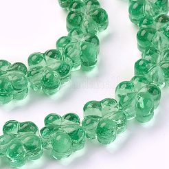 Бусы лэмпворк ручной работы LAMP-P051-F02