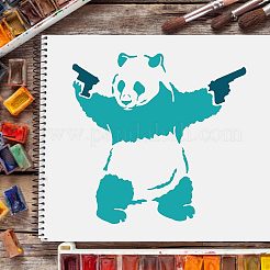 Пластиковые многоразовые шаблоны трафаретов для рисования DIY-WH0172-283