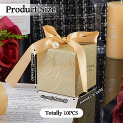 10 шт. квадратных складных коробок для конфет&nbsp;CON-TA0001-15