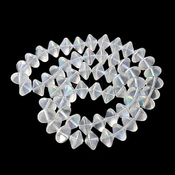 Стеклянные бусины с гальваническим покрытием &nbsp;EGLA-G038-01A-HR03