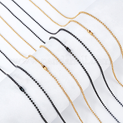 Наборы для самостоятельного изготовления ожерелья из шариковой цепи из нержавеющей стали 304 DIY-UN0001-52