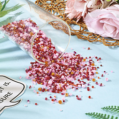 100 г 2-х цветных стеклянных бусин&nbsp;SEED-TA0001-17B