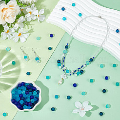 5 цвет прозрачных стеклянных бусин наборы&nbsp;FGLA-PH0001-11B-01