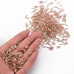 Никелированный стеклянные бусины стеклярус&nbsp;SEED-S046-01B-39A