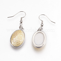 Shell orecchini pendenti&nbsp;EJEW-F162-B