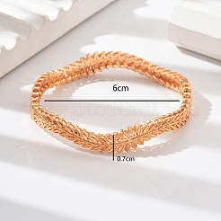 Женские браслеты из латуни в ближневосточном стиле с листьями&nbsp;QP3083