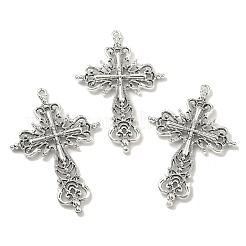 Тибетский Стиль цинковый сплав большие кулоны&nbsp;TIBEP-R334-117AS-RS