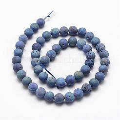 Гальванические природный кристалл кварца бусы пряди G-K174-01C