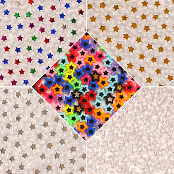 250шт 5 стиля непрозрачные и прозрачные акриловые бусины&nbsp;MACR-CJ0001-44