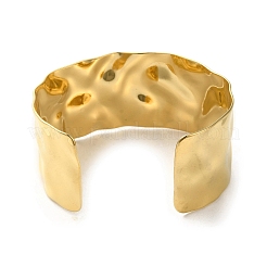 Текстурированные браслеты-манжеты из нержавеющей стали 304 BJEW-Q773-05G