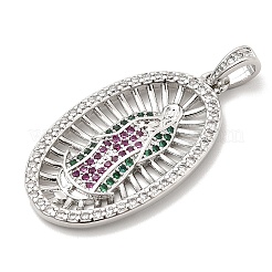 Религия латунь микро проложить цирконий подвески&nbsp;ZIRC-I032-71P