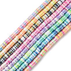 8 нить 8 цвета бусины из полимерной глины ручной работы&nbsp;CLAY-CJ0001-93