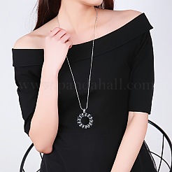 Ожерелья из сплава со стразами и кольцами для женщин FS-WG70ED3-01