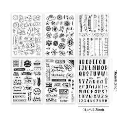 6 лист 6 стиля ПВХ пластиковые штампы DIY-PH0010-55