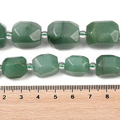 Natürlichen grünen Aventurin Perlen Stränge&nbsp;G-Z147-E07-01