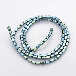 Electroplate non magnetici ematite sintetico fili di perline&nbsp;G-J213D-07