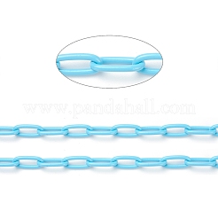 Cadenas de sujetapapeles de latón hechas a mano pintadas con aerosol ecológicas&nbsp;KK-J276-18-P18
