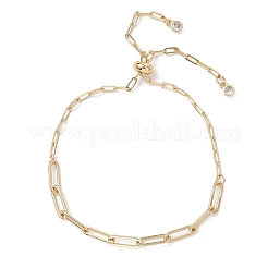 Браслеты-цепочки из латуни для скрепок для женщин&nbsp;BJEW-JB12921