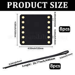 Чехлы на руль велосипеда из искусственной кожи для шоссейного велосипеда&nbsp;AJEW-WH20018-101E