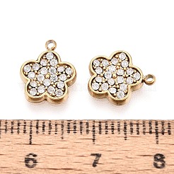 Подвески из нержавеющей стали 304 с микропаве из кубического циркония&nbsp;STAS-N115-50G