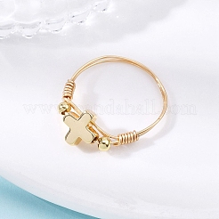 Кольца латуни пальца RJEW-JR00955