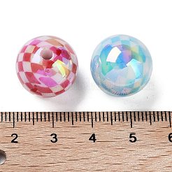 Placage uv perles acryliques irisées arc-en-ciel&nbsp;OACR-O008-02A