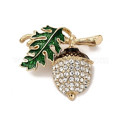 Сплав горный хрусталь брошь JEWB-K027-02G