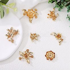 7 шт. 7 стиля латунный кулон&nbsp;JX639A