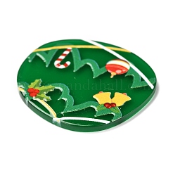 Подвески из смолы с рисунком 3d с рождественской тематикой&nbsp;RESI-I036-03C