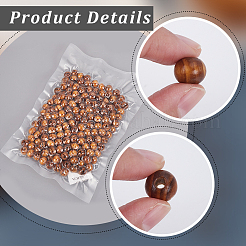 200 pièce de perles rondes en bois naturel&nbsp;WOOD-GF0002-30C