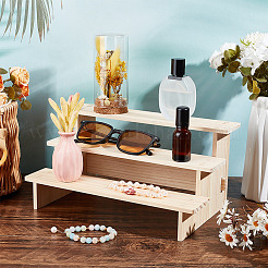 3-ярусная деревянная подставка для показа игрушек ODIS-WH0329-66C