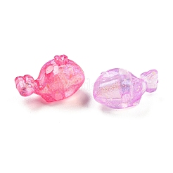 Прозрачные светящиеся акриловые бусины&nbsp;MACR-D024-37