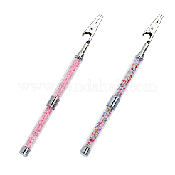 2 шт. 2 стиля железный браслет инструмент ювелирный помощник зажим-аллигатор AJEW-DC0001-55