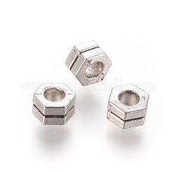 Сплавочные овальные бусины тибетского стиля &nbsp;PALLOY-E565-01AS