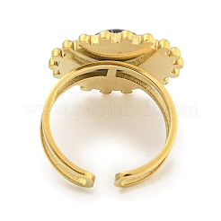 Ионное покрытие (ip) 304 нержавеющая сталь синтетические бирюзовые манжеты кольца G-Z056-08G-05