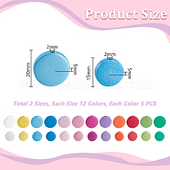 120шт 24 вида деревянных бусин WOOD-GA0001-98