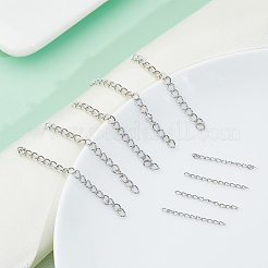 120 шт. 2 стиля удлинитель для цепей из нержавеющей стали 304 STAS-DC0016-81P