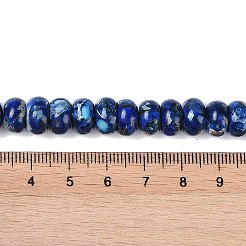 Окрашенные синтетические нити из имперской яшмы G-P529-E01-A08