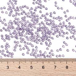 TOHOラウンドシードビーズ  日本製シードビーズ  （935)つの内側のカラークリスタル/紫の裏地  11/0  2.2mm  穴：0.8mm  約1110PCS /ボトル  10 G /ボトル&nbsp;SEED-JPTR11-0935