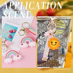 8 шт. 2 стильных больших подвесок из ПВХ-пластика KY-SC0001-65