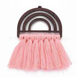 Кулоны с кисточкой из поликоттона (полиэстера) FIND-T052-14E